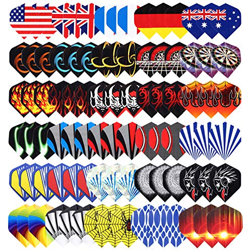 Durable Standard Dart Flights - 30 Sets (90 Pieces) for Dart Games