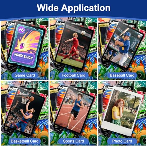 200 Pcs Ultra-Clear Trading Card Sleeves - Top Loading Protectors
