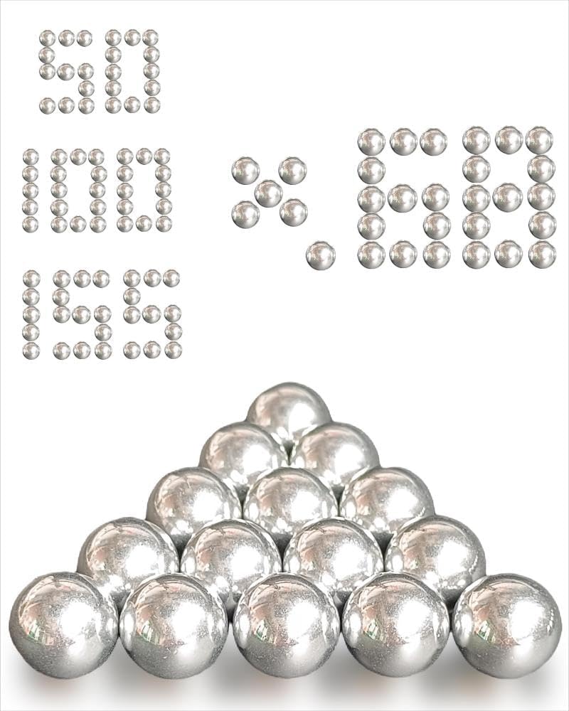 Regine Switzerland .68 Cal Self Defense Aluminum Balls - Max Power for Training & Target Practice (7.3 Grams)