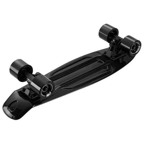 KMX Skateboard 22 Inch, Classic Cruiser Skateboard for Beginners and Advanced, Mini Cruiser Board for Boys, Girls, Kids, Students, Adults, Teens Small Penny Board(22 Classic Black)