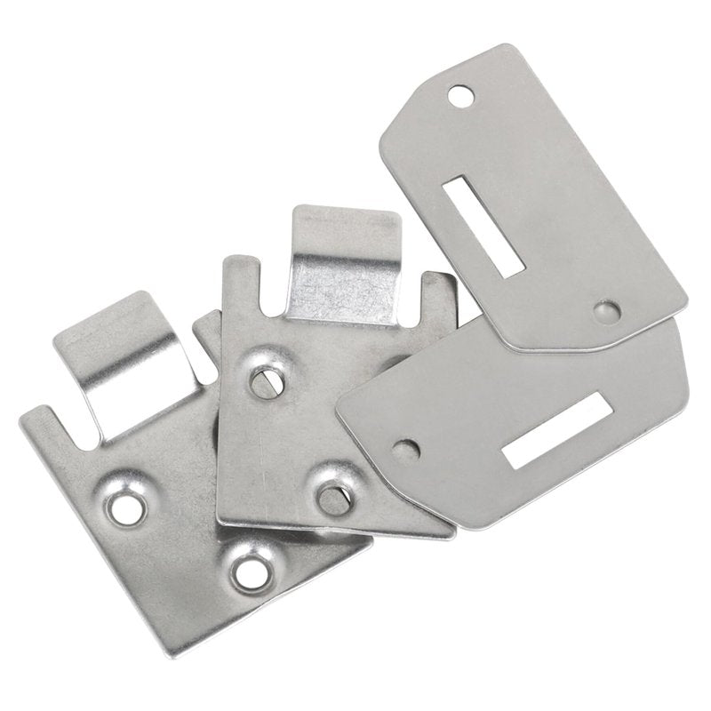 munirater 2 PCS Seat Bottom Hinge and Plate EZGO TXT Medalist Golf Cart 1995-Up 71610-G01 71609-G01