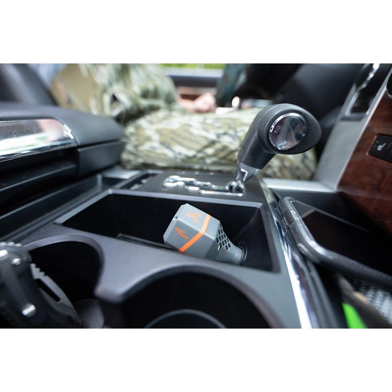 Wildgame Innovations ZeroTrace Vehicle Scent Eliminator | Compact Easy-to-Use Ultra-Quiet Safe Ozone-Free Plug-in PureION Car Air Purifier