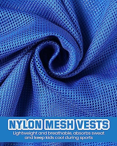 36 Pcs Adult & Youth Pinnies Scrimmage Vests for Soccer & Basketball