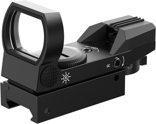 Feyachi Reflex Sight - Red & Green Dot Optics with 4 Adjustable Reticles & Brightness Control