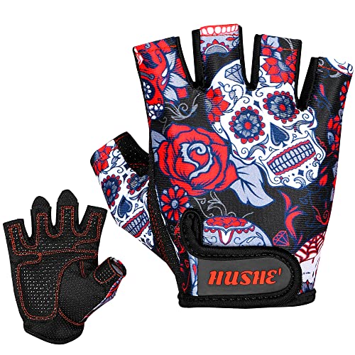Hushe' Women's Weight Lifting and Cycling Gloves with Palm Support