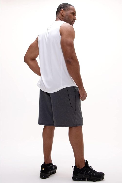 DEVOPS Men's Sleeveless Gym Tank Top - Relaxed-Fit Workout Loungewear for Comfort
