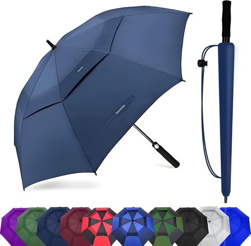 Golf Umbrella - Extra Large 54/62/68/72 Inch Double Canopy | Windproof & Waterproof Design