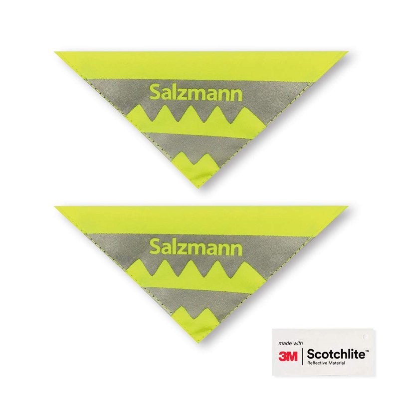 Salzmann Safety Reflectors for Prams and Bicycles | Highly Reflective Made with 3M Scotchlite | Pack of 2