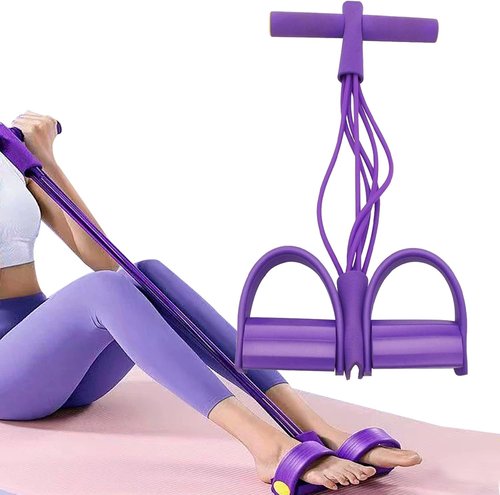 21 Fitness Resistance Bands - Multifunctional Natural Latex Tension Rope for Strength Training & Slimming