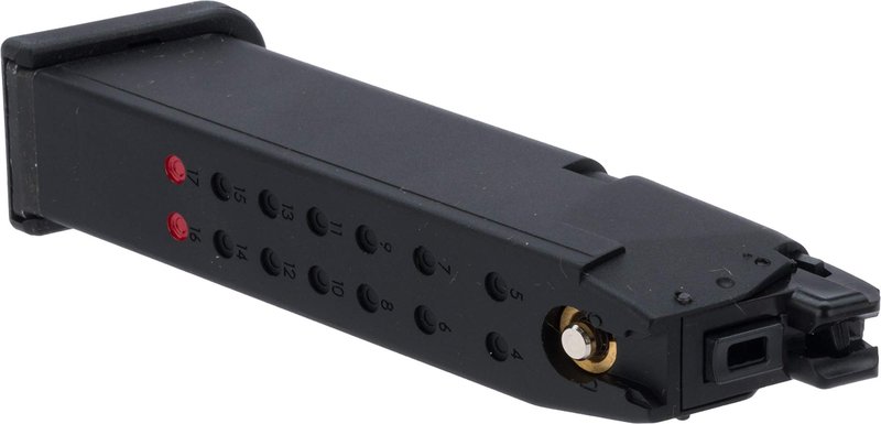 Evike - 18rd / 23rd for Spartan & Elite Force G19 G18C Licensed Airsoft Blowback (Model: Green Gas)