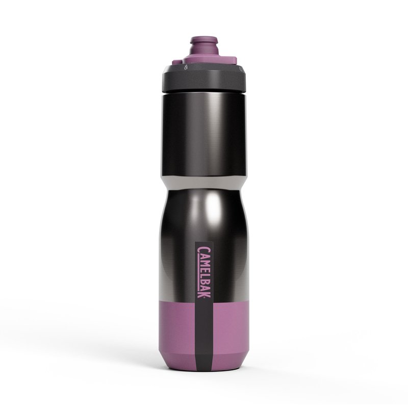 CamelBak Podium Steel Insulated Stainless Steel Bike Water Bottle, 22oz, Mercury Lavendar, Extended Cold Retention