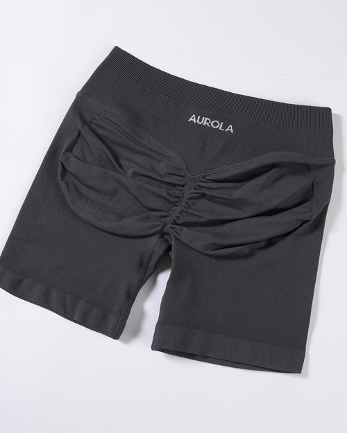 AUROLA Workout Shorts for Women - No Roll-Up, Squat-Proof, Seamless Compression | Sizes 2.5 to 6.5