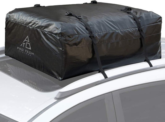 Sprint - 10 Cubic Feet Weatherproof Rooftop Cargo Carrier for Top of Vehicle, Attaches with or Without Roof Rack