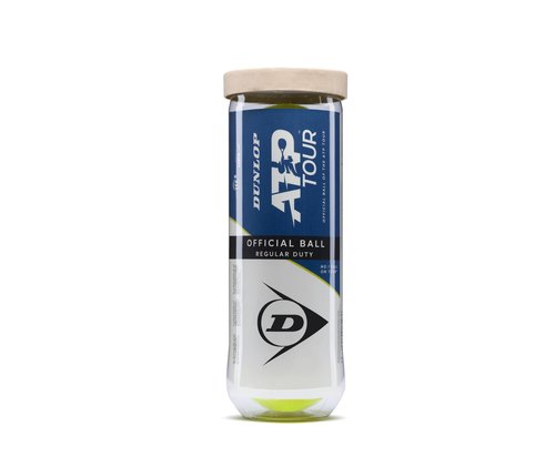 Dunlop Sports ATP Premium Regular Duty Tennis Balls - Case of 24 cans (72 Balls)