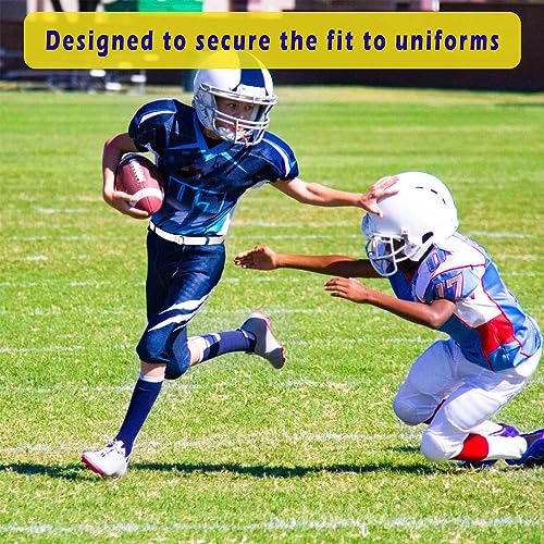 Web Football Belt with Two Stainless Steel D Rings 52' Pants for Men