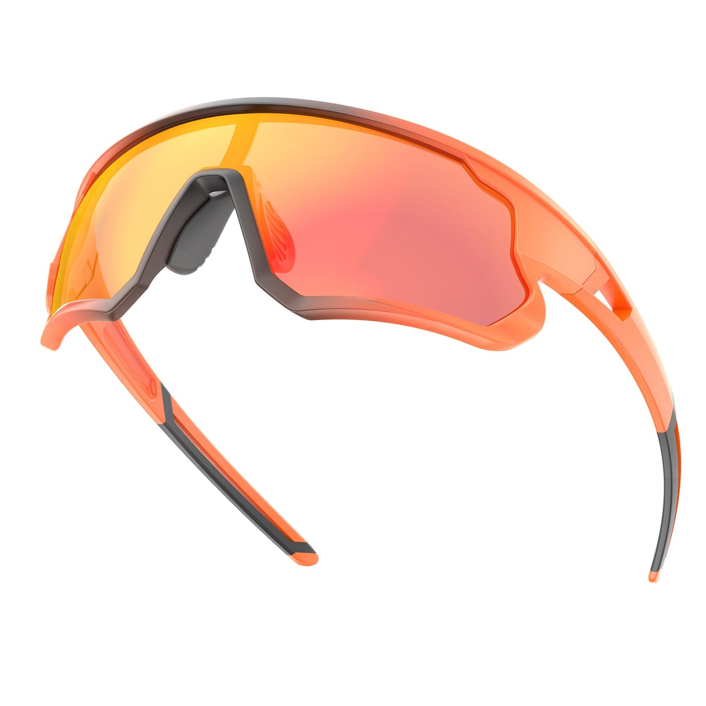 YOZISS Cycling Glasses for Men Women,Polarized Sunglasses UV400 Protection Goggles Wrap Around Sports Sunglasses for Cycling Running Fishing Driving Glof with Case