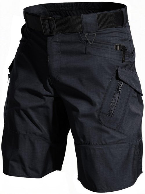 AUTIWITUA Men's Hiking Shorts Waterproof Tactical Cargo Short Pants Quick Dry Work Shorts with Multi Pockets(No Belt)