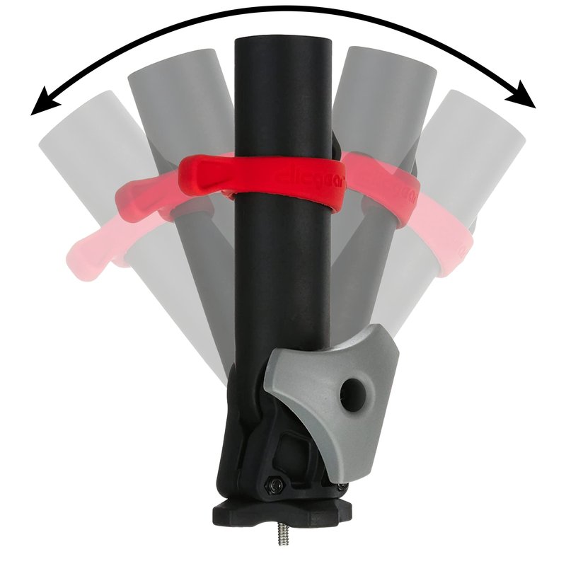 Clicgear Umbrella Angle Adjuster Mount and Rovic Golf Push Carts