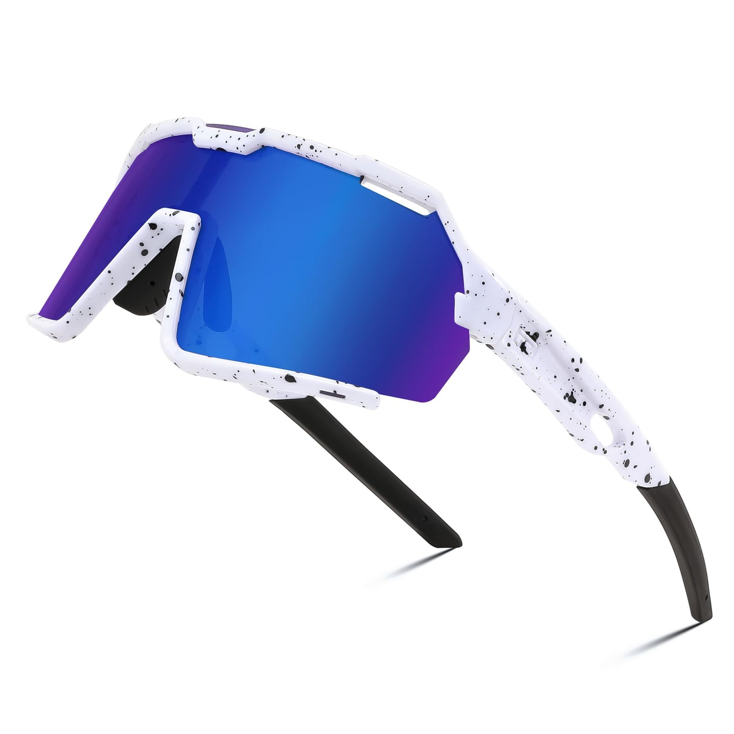 FEISEDY Polarized Kids Sunglasses Youth Sports Cycling Shades,UV400 Protection For Teens Baseball Tennis Sunglasses B0092