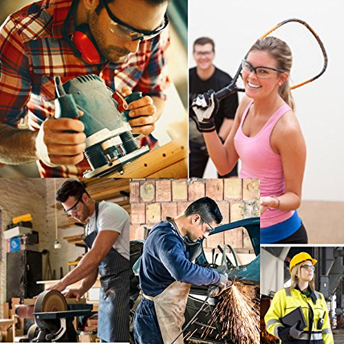 grinderPUNCH Bifocal Safety Glasses Readers ANSI Z87 Impact Resistant Bifocal Magnifying Safety Glasses - Diopter