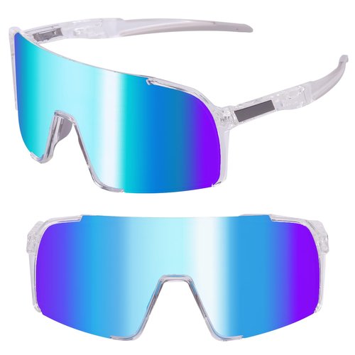 Semjar Cycling Glasses Mens Womens Boys,Polarized Sports Baseball Sun Glasses,UV Protection Big Sunglasses for Softball Beach Volleyball Biking MTB