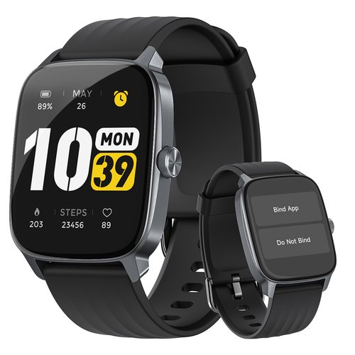 EURANS Smart Watch No App/Phone Required, Long Battery Life Fitness Tracker Watch,HD Screen, Waterproof Activity Tracker with Step Counter for Walking, Pedometer, Calories Tracker for Men Women
