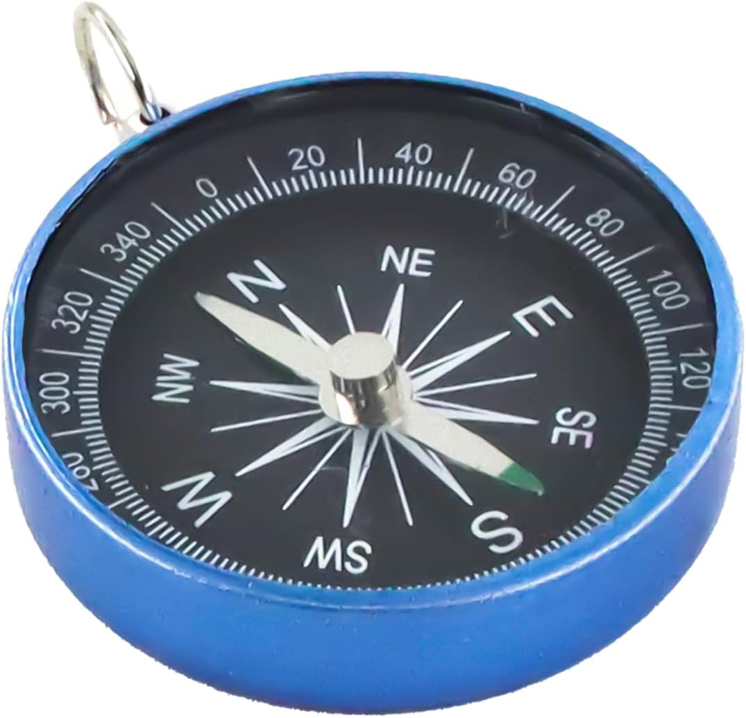 Skiennix Pocket Compass - Survival Navigation Tool with Key Ring for Camping & Hiking