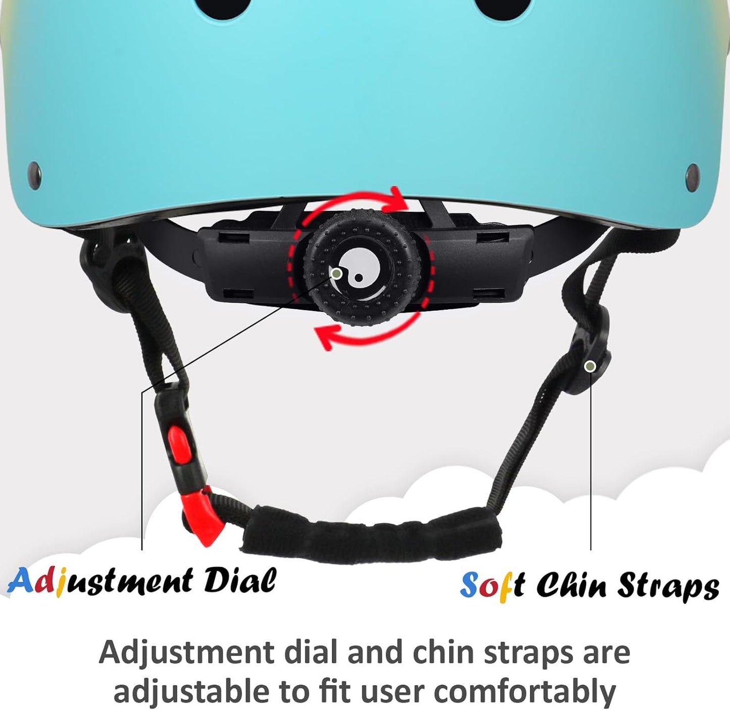 Skiennix Kids Bike Helmet - Adjustable Multi-Sport Protection for Toddlers to Youth | 3 Sizes Available