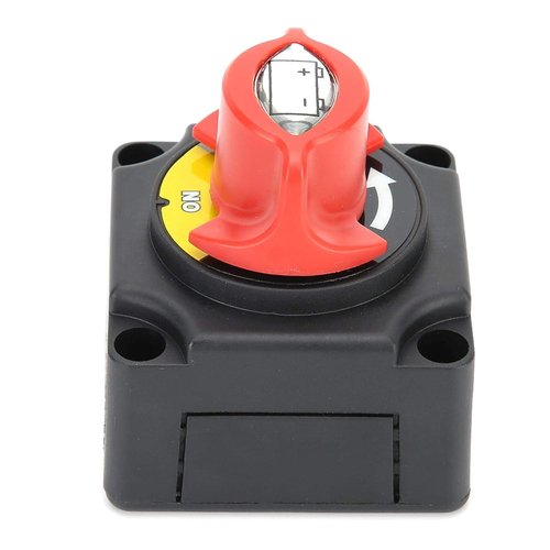 Battery Switch - Skiennix 1000A Heavy-Duty 12V/24V Disconnect Switch | Durable Plastic & Copper Terminals