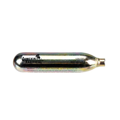 Lancer Tactical 50 Pack 12g CO2 Cartridges for Air Guns, BB Guns, Airsoft Pistols & Paintball Accessories