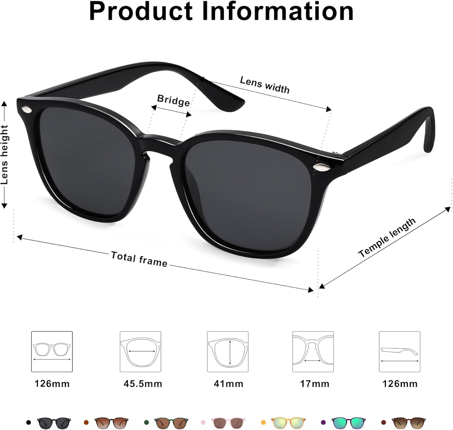 SOJOS Retro Kids Square Polarized Sunglasses for Girls Boys Age 3-10 UV400 Protection De Sol Gafas SK5616