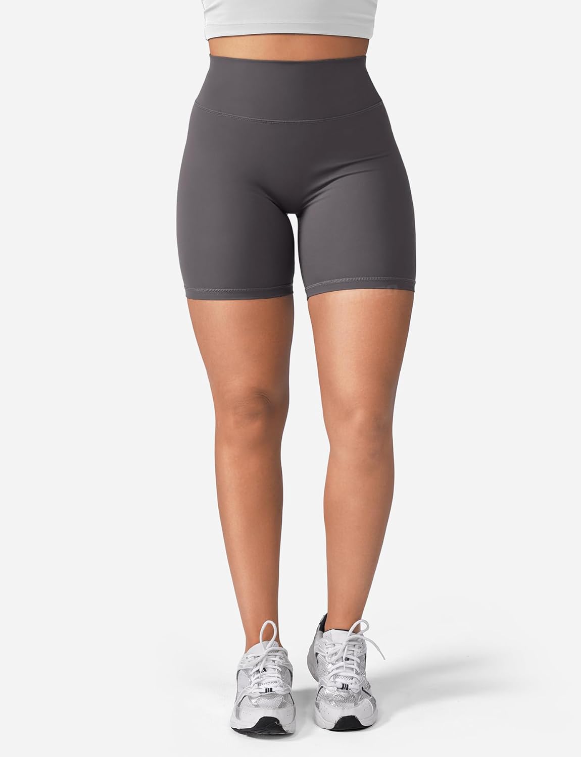 YEOREO Women's Biker Shorts - High Waist Tummy Control for Yoga & Running | 3.6", 4.5", 6" Sizes