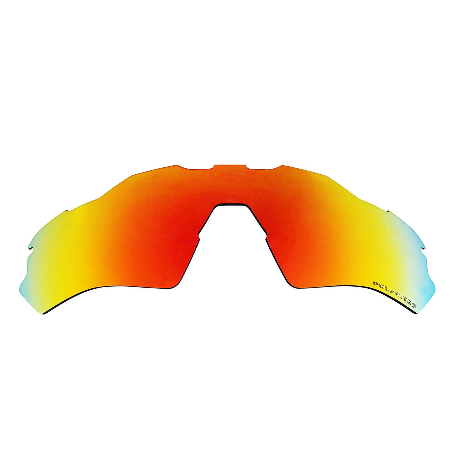 ACOMPATIBLE Polarized Replacement Vented Lenses for Oakley Radar EV XS Path (Youth Fit) Sunglasses OJ9001 (FireRed)
