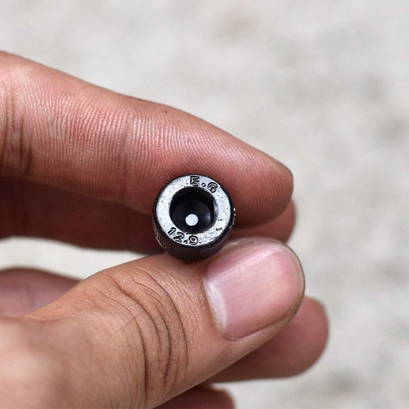 Pro Scooter Axle M8 8mm X 28mm-130mm Multiple Size 12.9 Grade Carbon Steel for Front Rear Wheel Freestyle Scooter Grinds