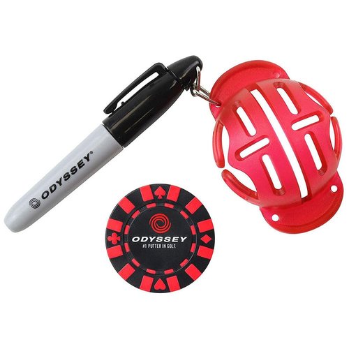 Callaway Odyssey Straight Shot Putt Golf Ball Marker Stencil Alignment Tool
