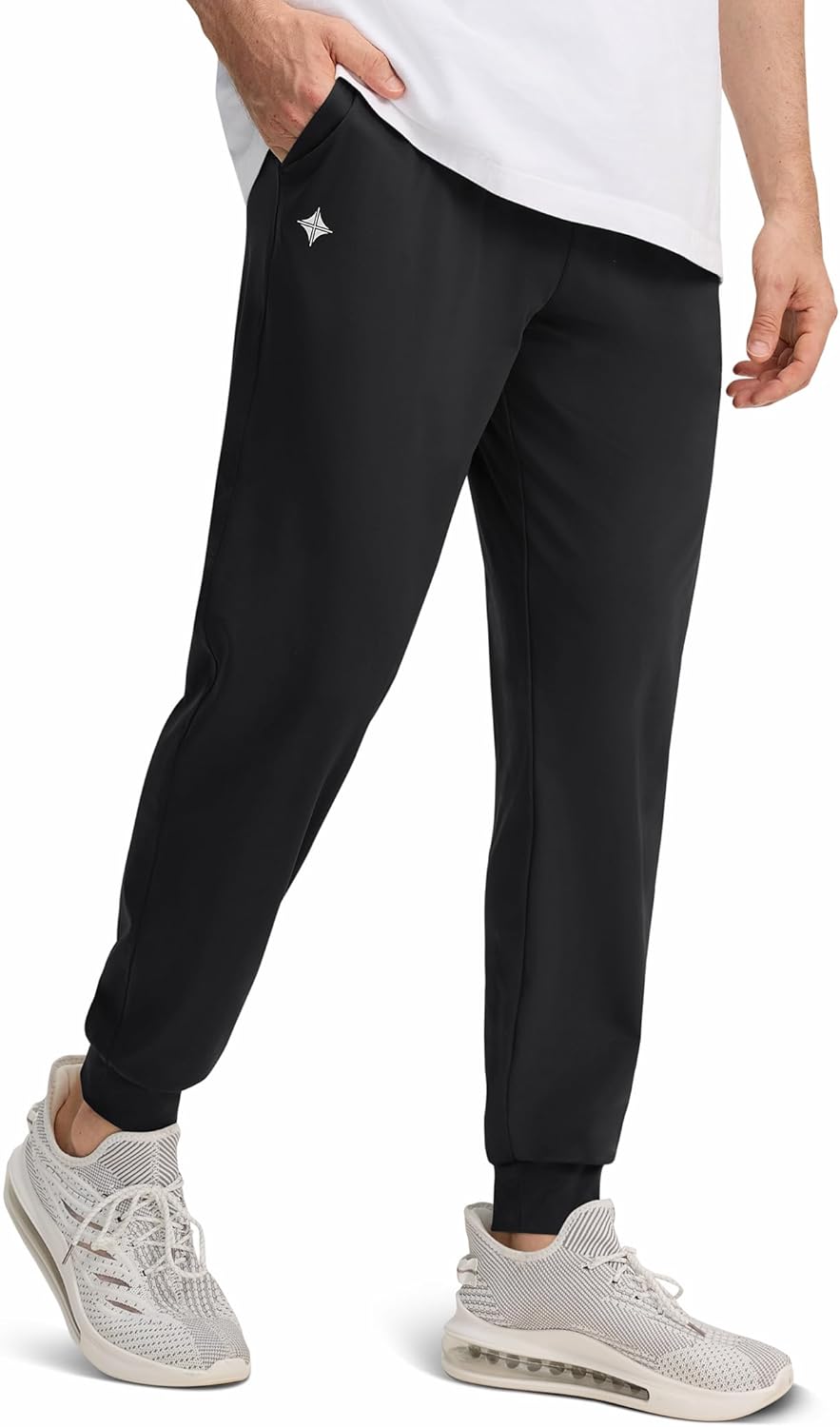 Alimens & Gentle Men's Joggers - Lightweight Casual Sweatpants with Pockets | Elastic Waist Design