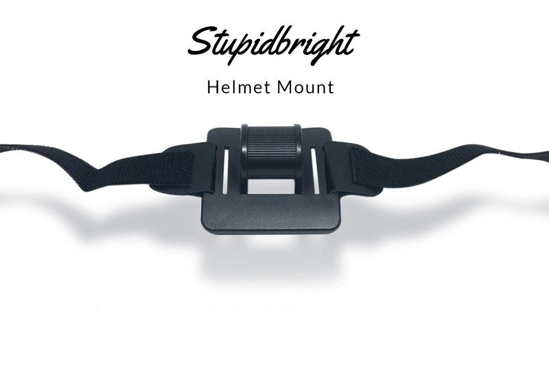 Night Provision Bike Light Helmet Mount for Cree Powered LED Bicycle Lights. Gemini, Magicshine, Stupidbright SB1, SB1600, SB2600, SB3000, Night Provision BX-300