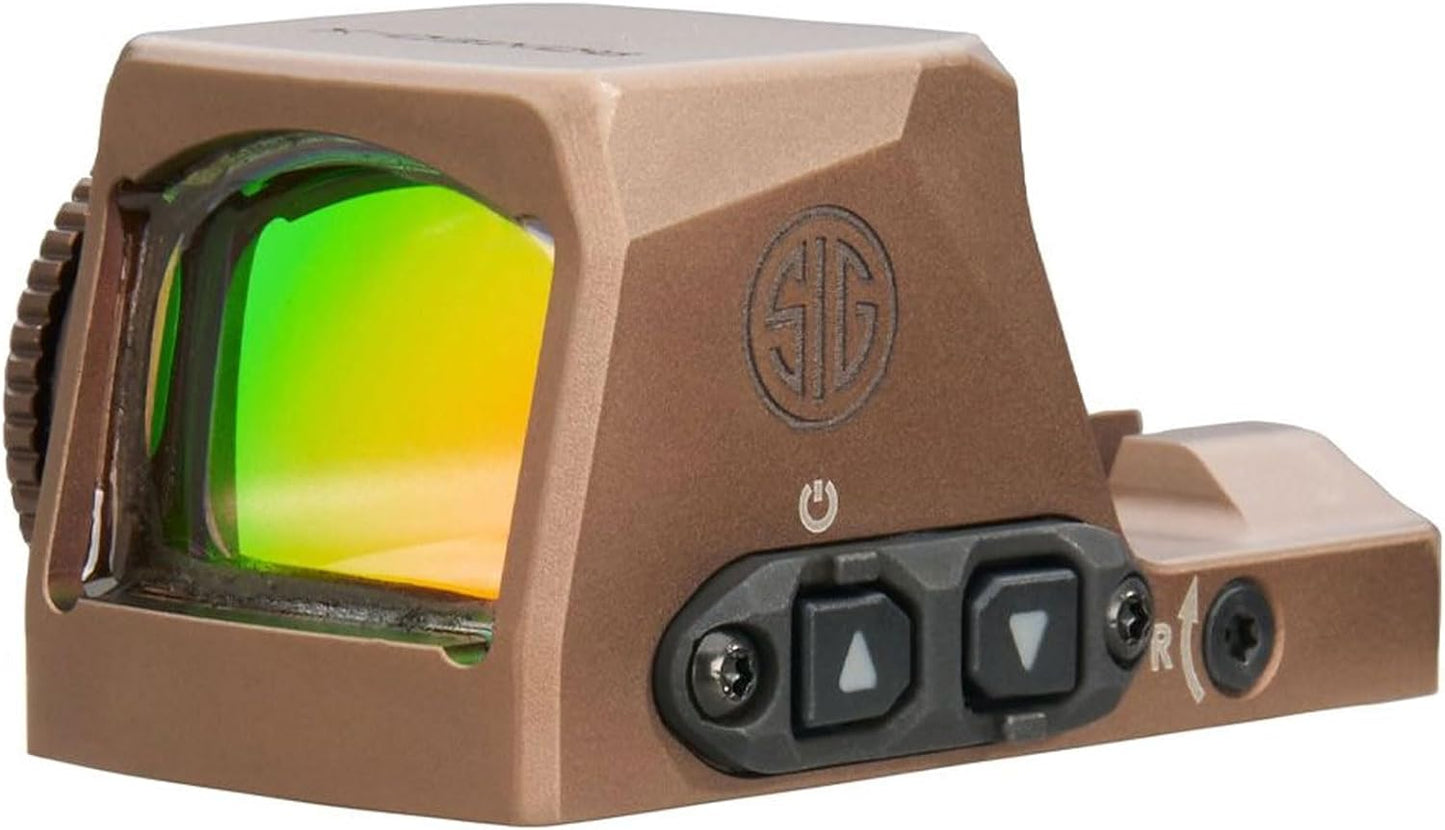 SIG SAUER Romeo-X PRO Reflex Sight - Lightweight Waterproof Aluminum Design with 15 Illumination Settings