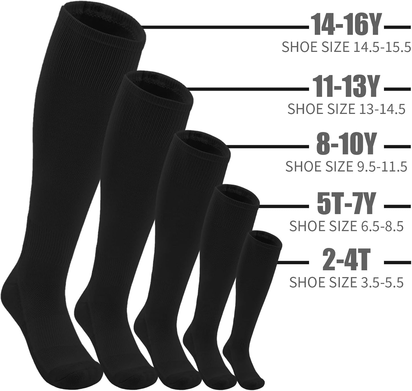 QBK Toddler Baseball Socks & Belt Set - Youth Softball Tee Ball Combo for Boys & Girls (1 Pair Socks, 1 Belt)