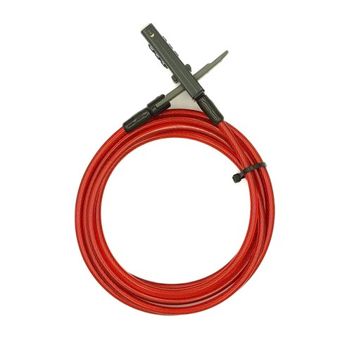 DoubleLock Otter Integrated Combination Cable Lock (4mm) – 10ft Weatherproof Steel Cable, Keyless Resettable Lock for Outdoor Gear, Bikes, Coolers, Kayaks, and Sports Equipment