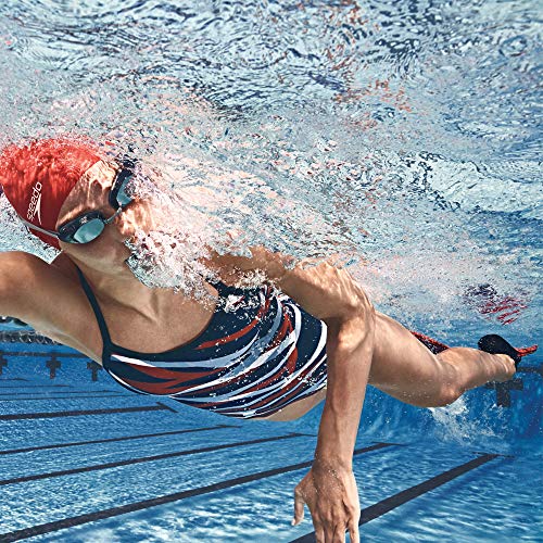 Speedo Switchblade Training Fin for Adults - Medium, Black/Red
