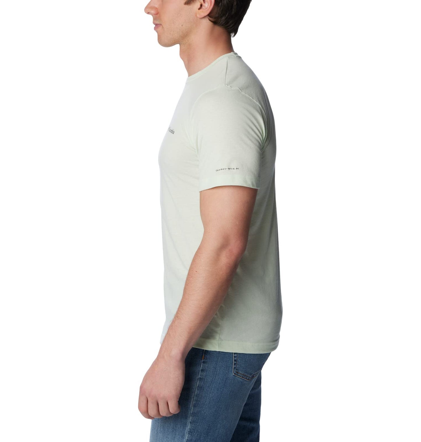 Columbia Men's Thistletown Hills Short Sleeve, Ice Green Heather, 3X Tall