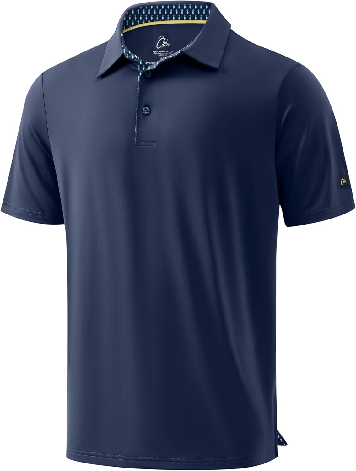 Obla Men's Golf Shirt - Short Sleeve Dry Fit Moisture-Wicking Polo | Athletic Casual Workwear