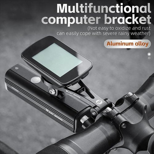 ZLiT for Garmin Bike Out Front Computer Mount,Aluminum Alloy Bike Computer Camera Mount for Garmin for Bryton for Cateye for Whoo (Hollow Out)