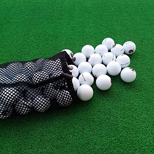 2-Pack Mesh Storage Bag for Golf Balls, Ping Pong, & Small Items - 5.9x11-inch