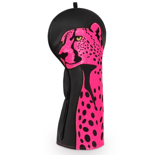 Craftsman Golf Driver Headcover Leopard Pink Design Golf Club Head Cover for Driver Black Golf Headcover Protectiong Club Head