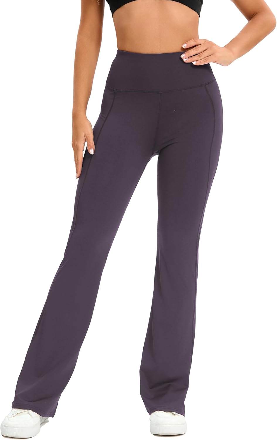 Skiennix Flare Leggings - High Waisted Yoga Pants with Tummy Control | Casual Bell Bottoms for Women