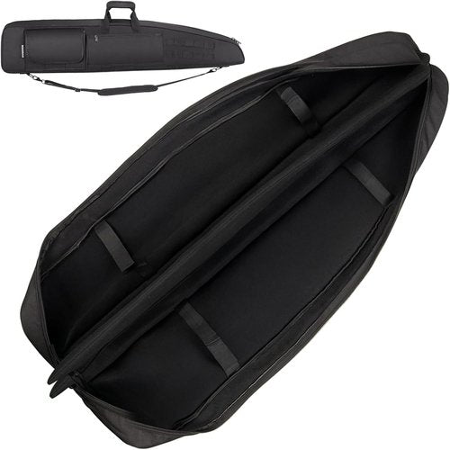 HUNTSEN Soft Double Rifle Case - Padded Long Gun Bag with Adjustable Sling & Dual Lockable Zippers | 38" to 52" Sizes