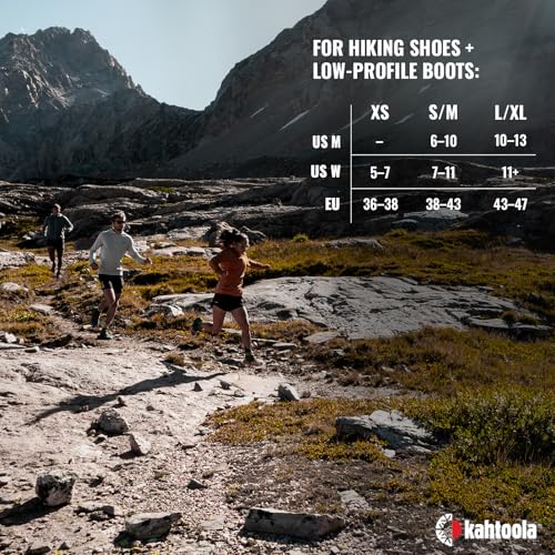 Mid Gaiters for Hiking & Trail Running - Lightweight, Water-Resistant
