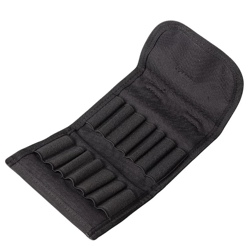 Molle Pouch for 14 Rifle Shells - Foldable Carrier - Black